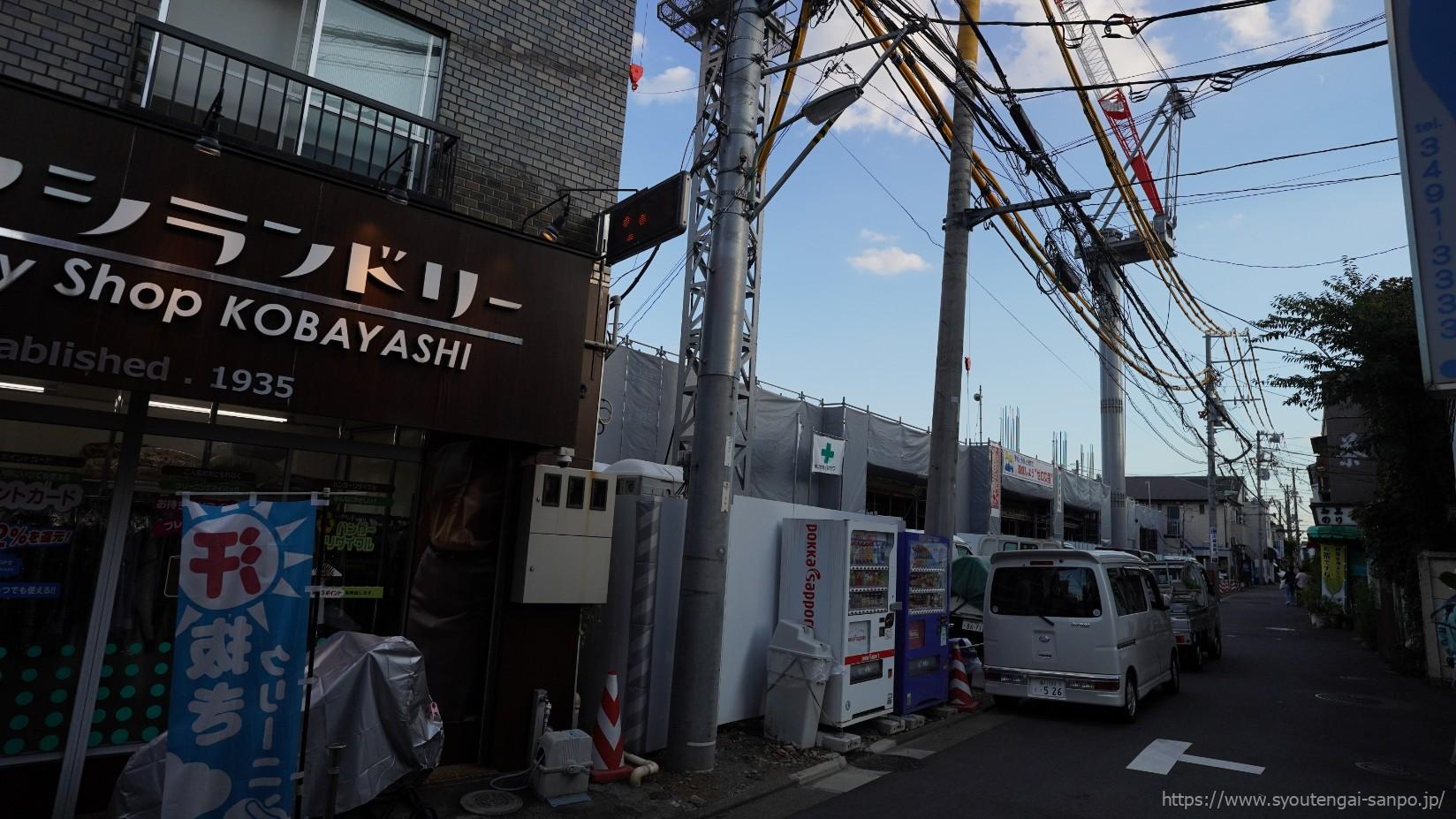 工事が始まるもよう