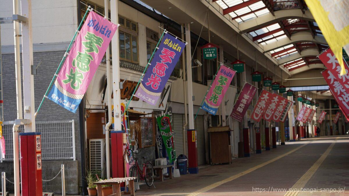 がんばれ琴恵光の旗