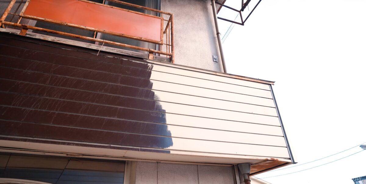アーケード内の塗り残し