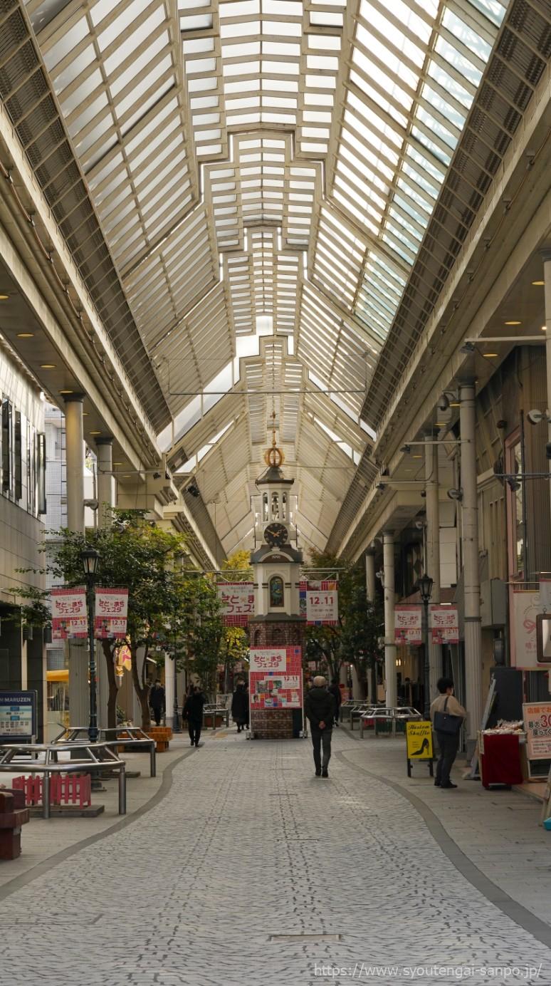 上之町商店街の風景
