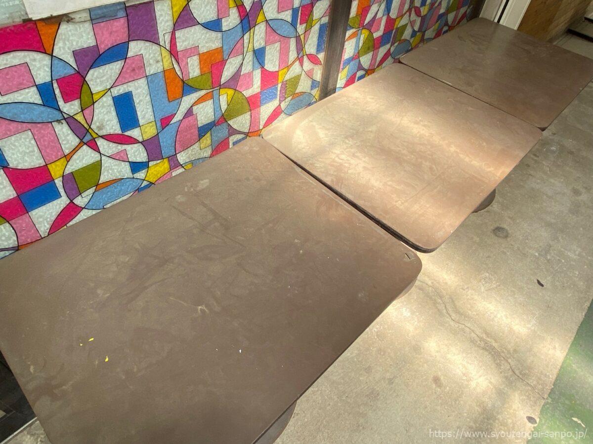 机の上が埃まみれ