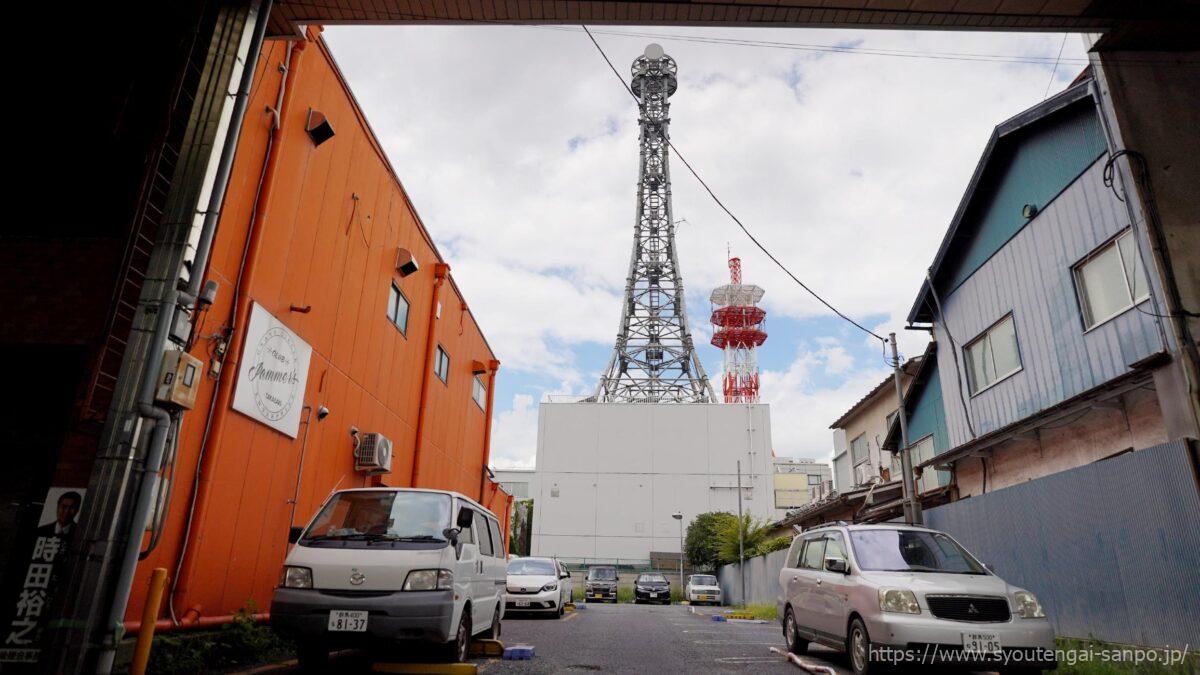 アーケードから見える風景
