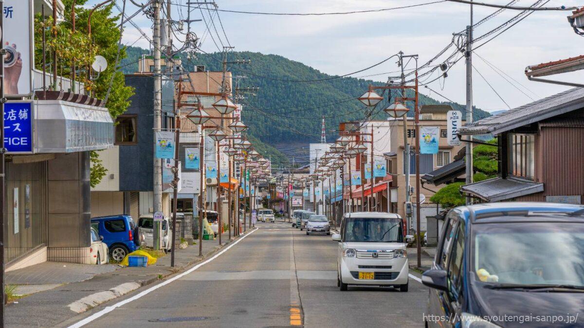 富士吉田本町通り商店街の風景02