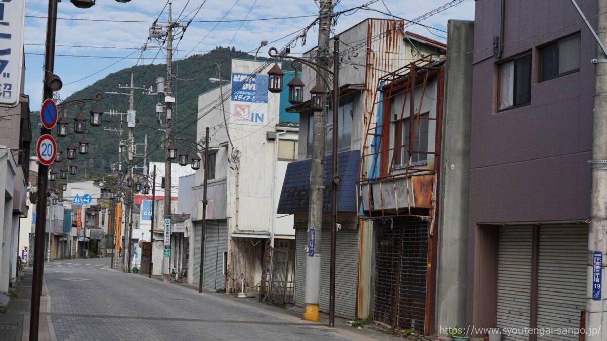 月江寺大門商店街の風景